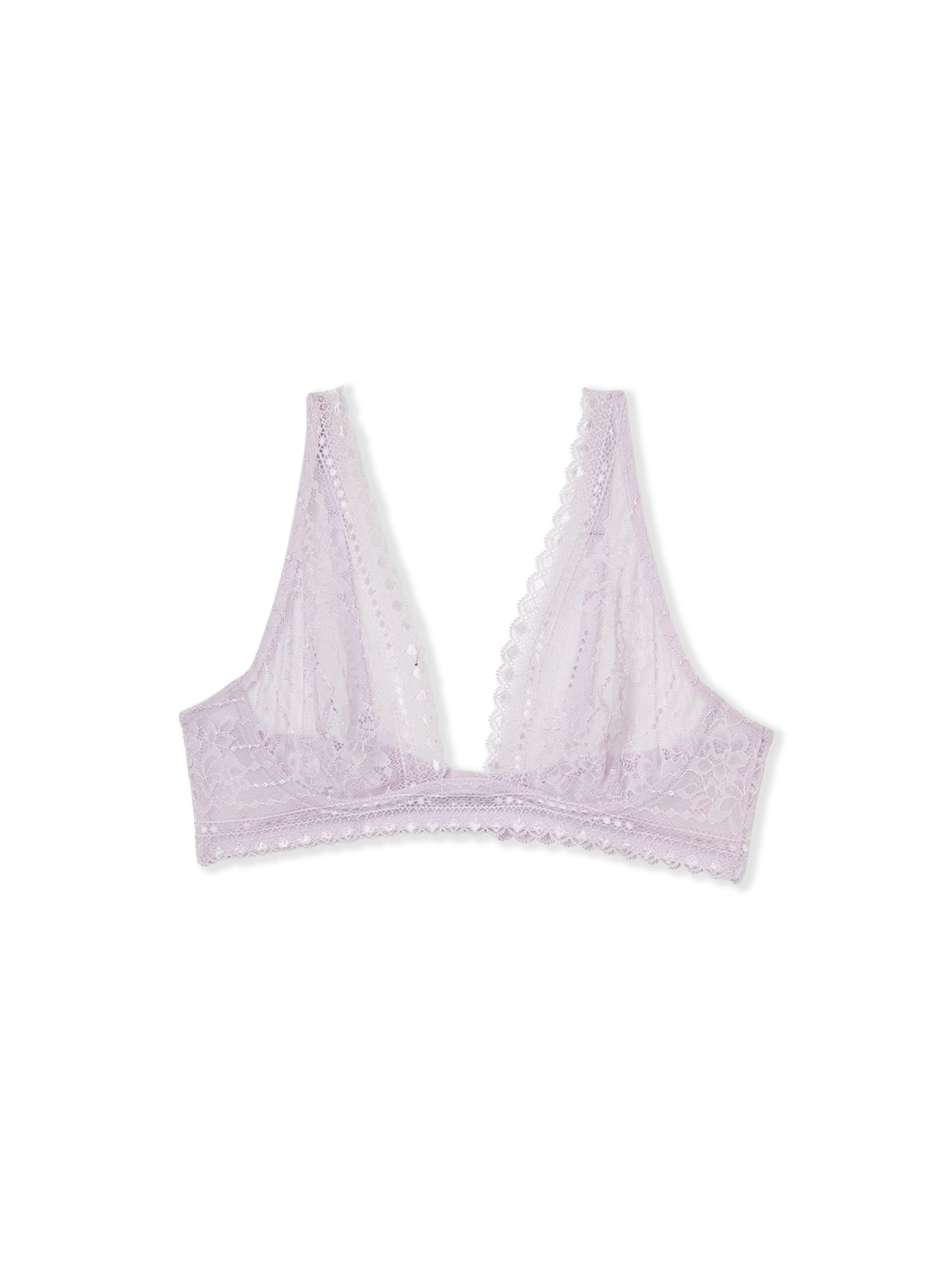 Triangolo Reggiseno 'Panama' di ETAM in lilla: frontale