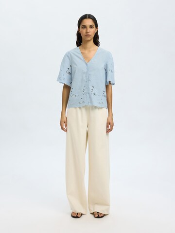 SELECTED - Blusa en azul