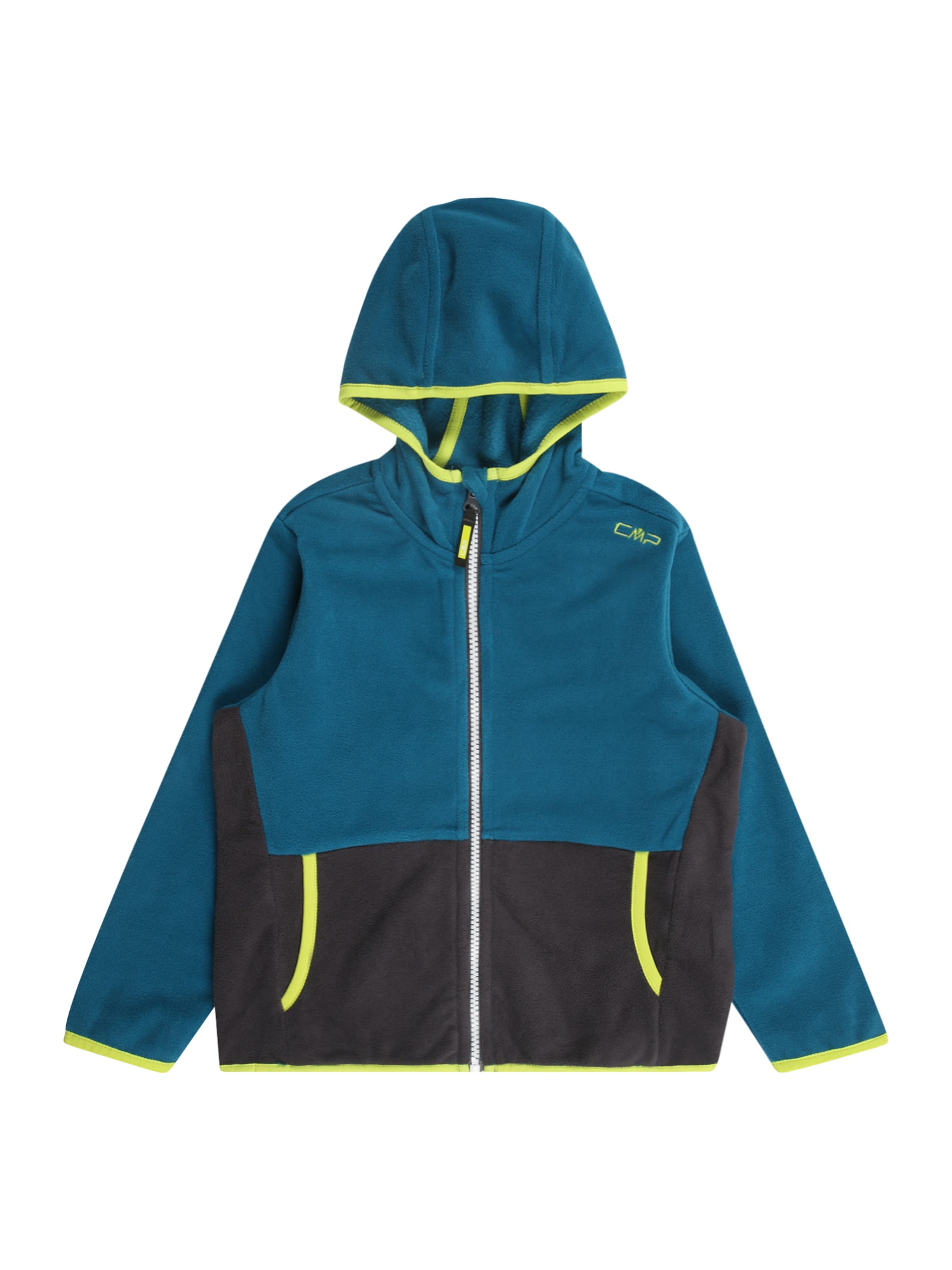 CMP Athletic Fleece Jacket in Blue: front