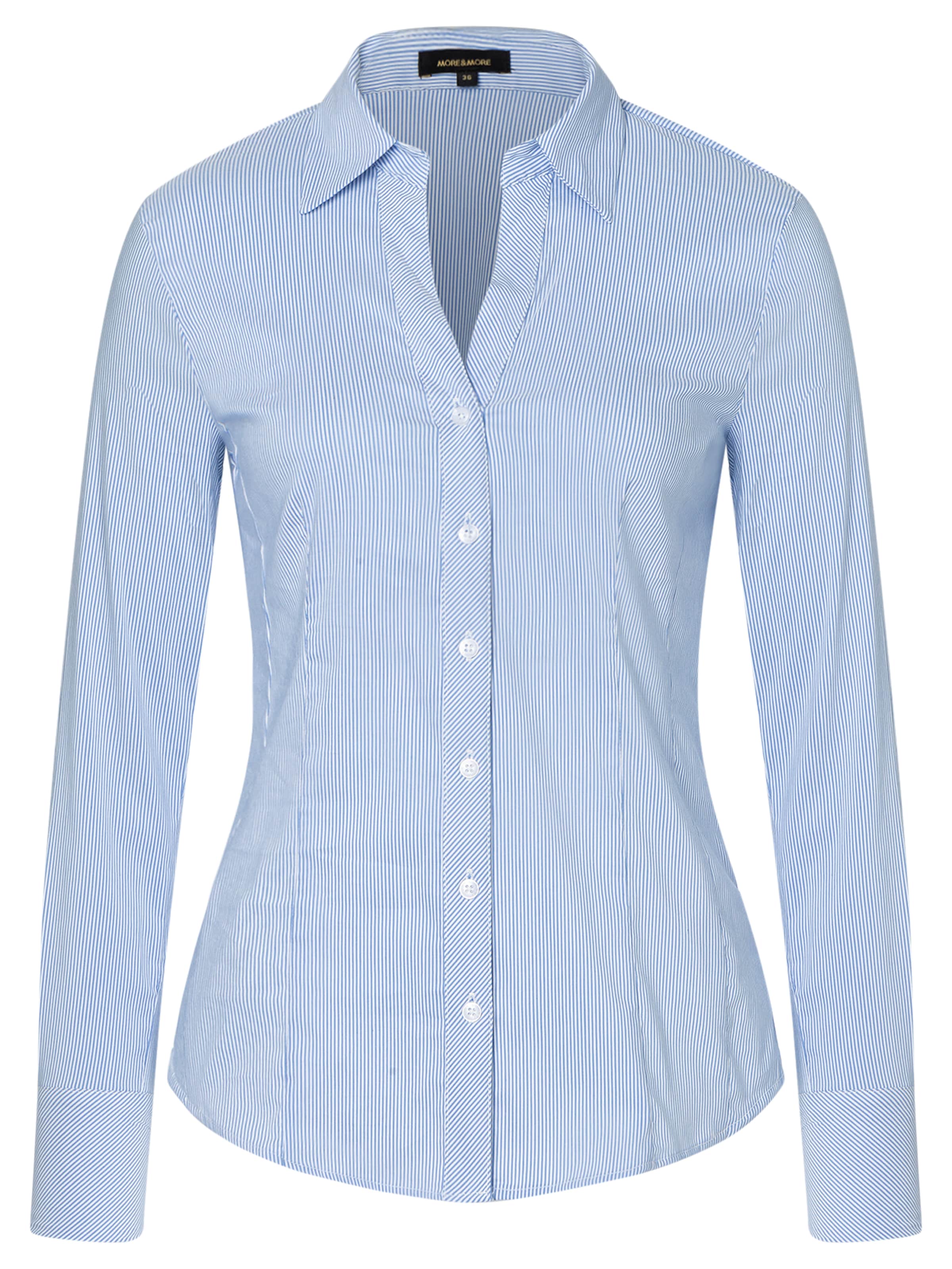 MORE & MORE Bluzka 'BILLA' w kolorze niebieski: przód