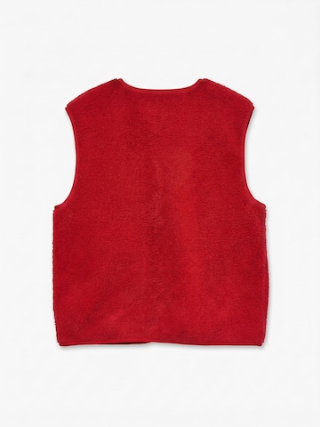 Gilet 'VMJosefine' di VERO MODA in rosso