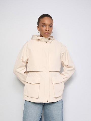 Salsa Jeans Between-seasons parka in Beige: front