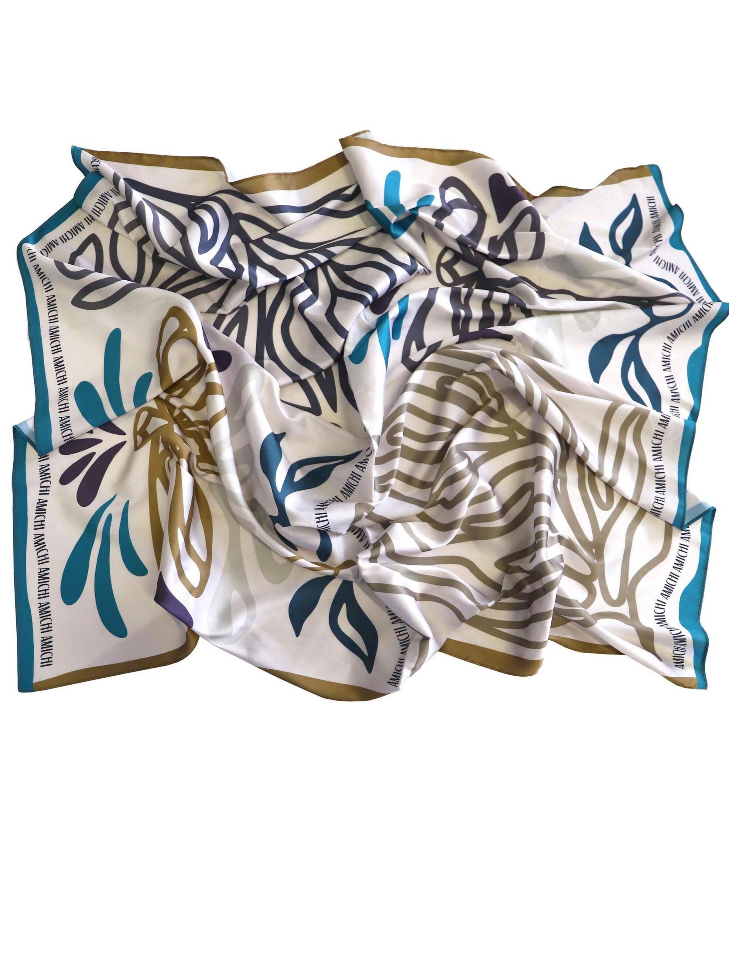 Amichi - Chal 'Pañuelo para mujer Panema cuadrado' en Mezcla de colores