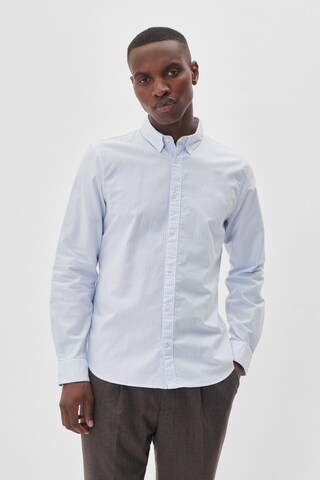 Matinique Regular fit Overhemd 'Trostol' in Blauw: voorkant