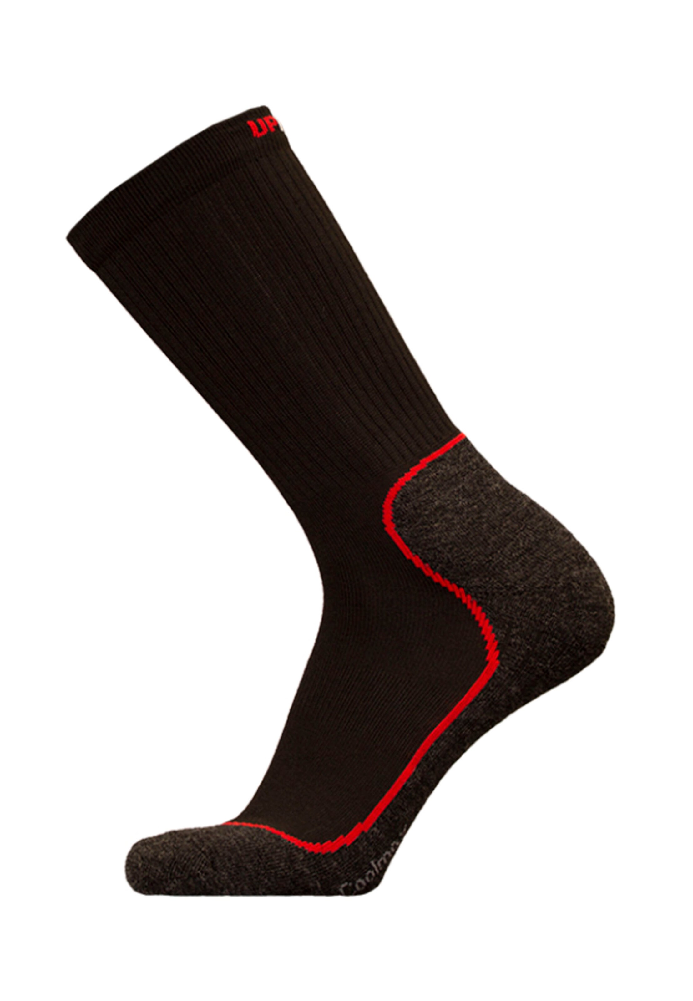 UphillSport Athletic Socks 'KEVO' in Black: front