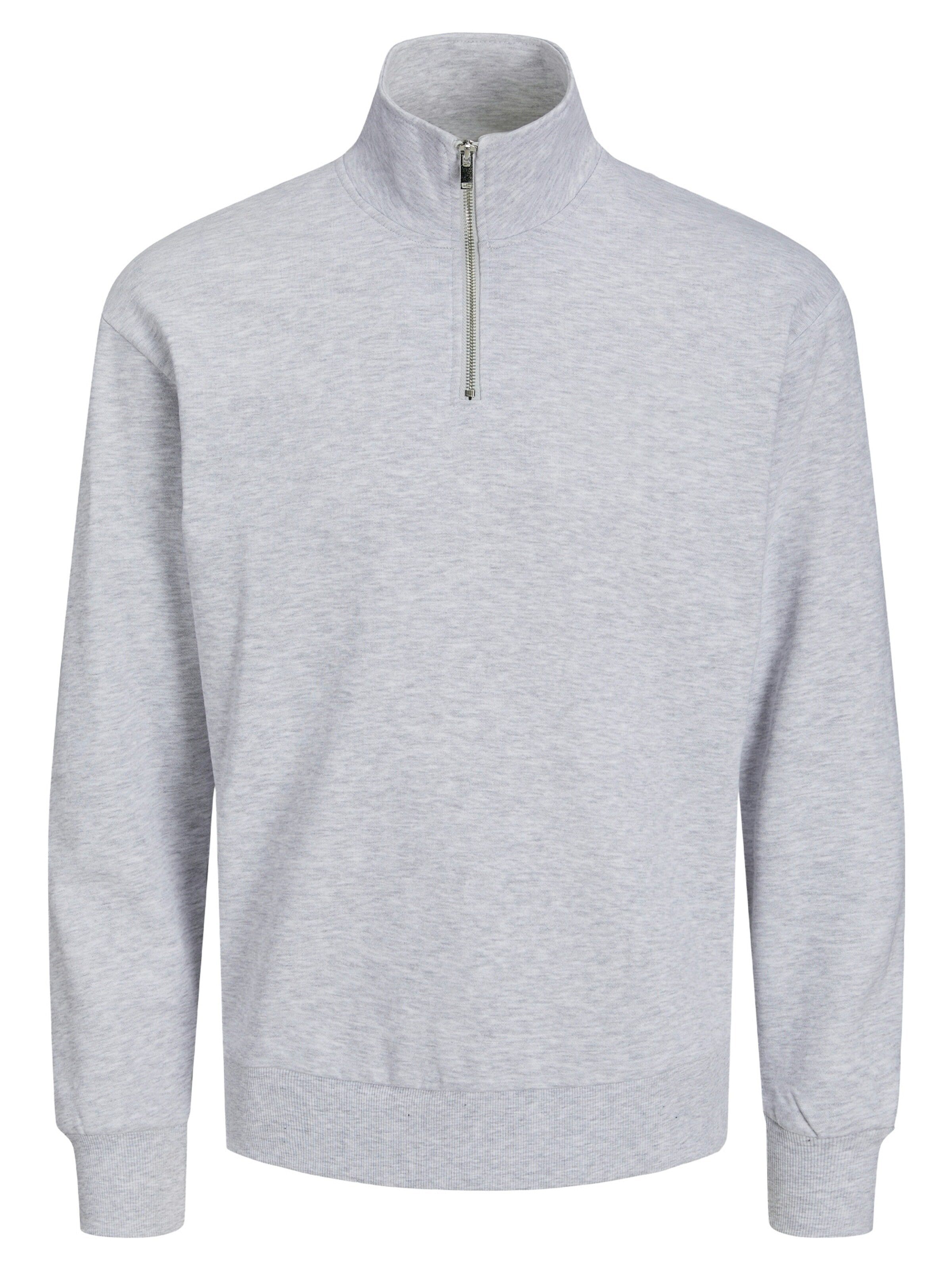 JACK & JONES Sweatshirt 'Bradley' in Grey: front