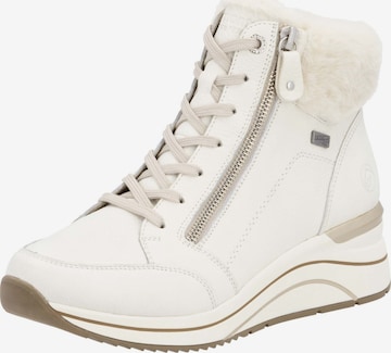 Bottines à lacets REMONTE en blanc : devant