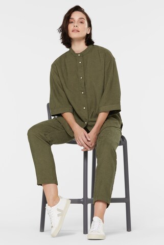 SENSES.THE LABEL Loosefit Hose 'Pea:ce' in Grün