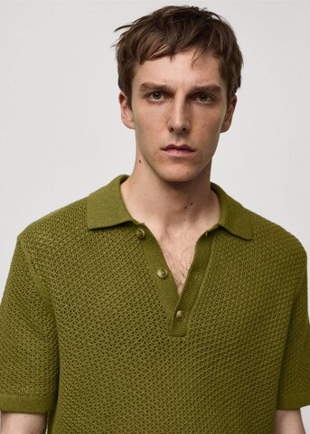 MANGO MAN Shirt in Green