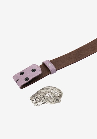 RETTUNGSRING by showroom 019° Belt 'Alaska' in Purple