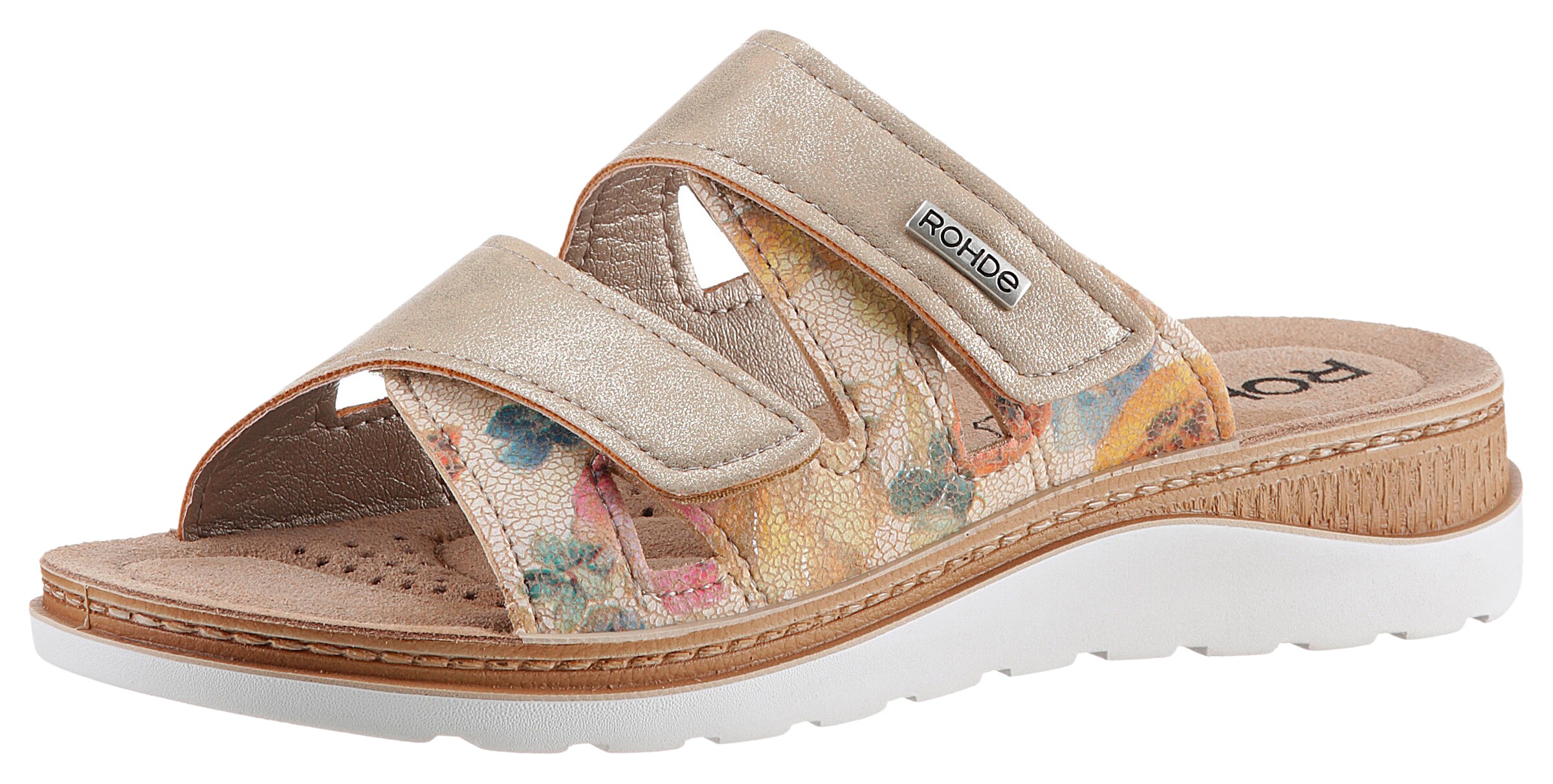 ROHDE Mules in Beige: front