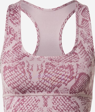 Hey Honey Bustier Sport-BH in Pink: predná strana