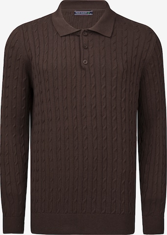 Pull-over Felix Hardy en marron : devant