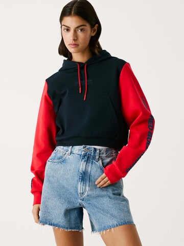Red Bull Racing x Pepe Jeans Sweatshirt in Blauw: voorkant