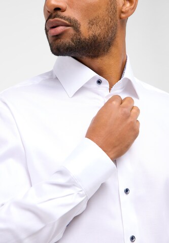 ETERNA Regular fit Button Up Shirt in White