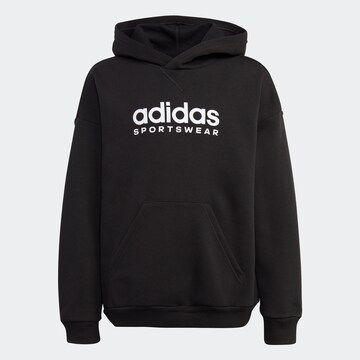 ADIDAS PERFORMANCE Athletic Sweatshirt in Black: front