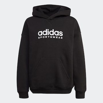 ADIDAS PERFORMANCE Athletic Sweatshirt in Black: front