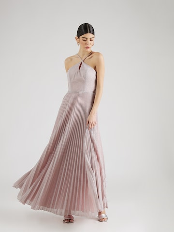 APART Βραδινό φόρεμα σε ροζ: μπροστά