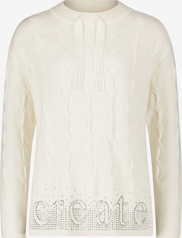 Pull-over Betty Barclay en blanc : devant