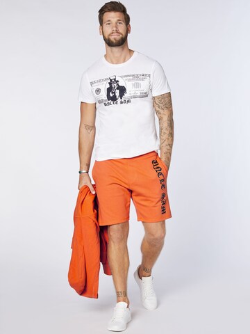 UNCLE SAM Regular Shorts in Orange