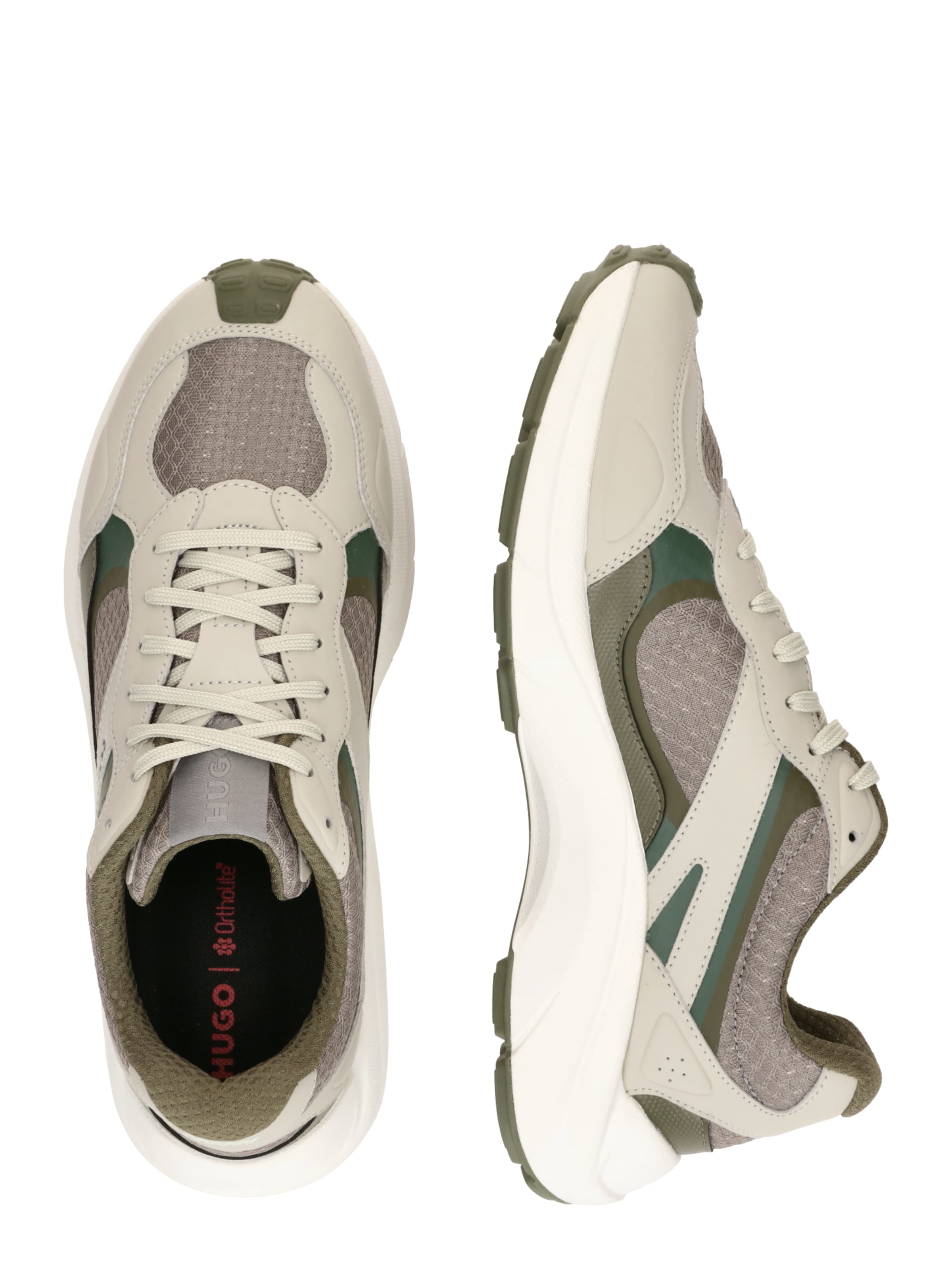 HUGO - Sapatilhas baixas 'GO2_Merpu' em cinzento