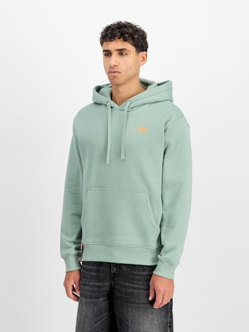 ALPHA INDUSTRIES Regular fit Sweatshirt in Green: front