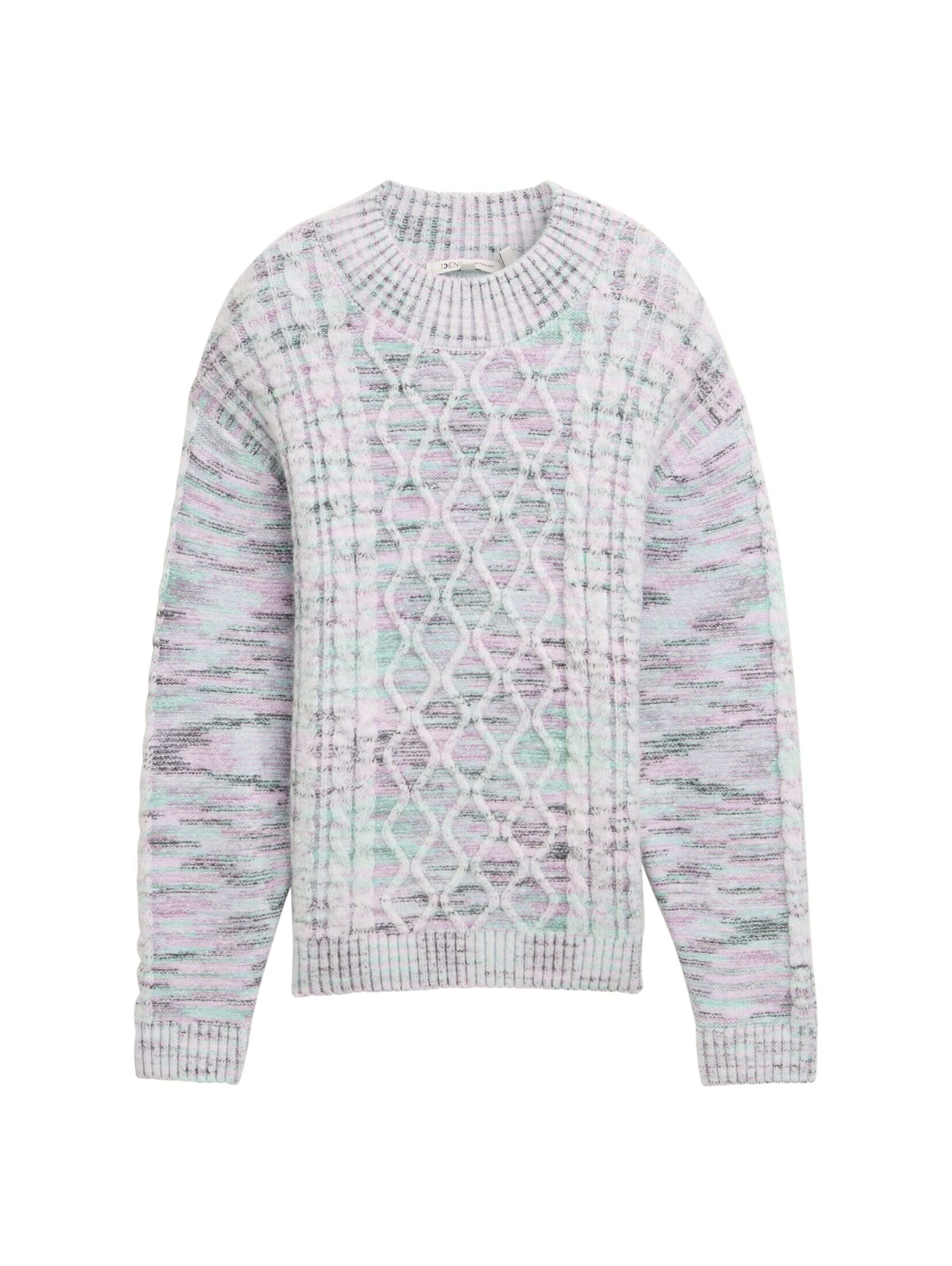 TOM TAILOR DENIM Sweater in Mixed colours: front