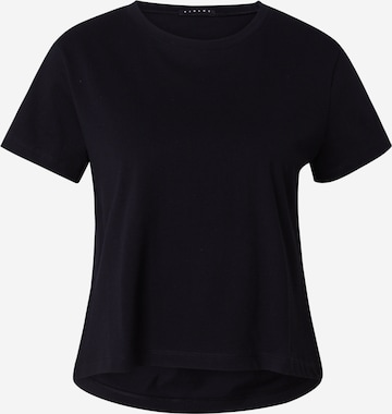 Tricou de la Sisley pe negru: față