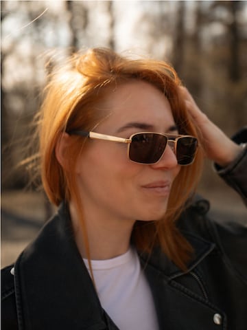 Lunettes de soleil 'Pilotenbrille Polarisierte Pilotensonnenbrille Buugug' VEYREY en marron