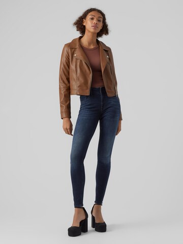 VERO MODA Between-Season Jacket 'BELLA ANNABEL' in Brown