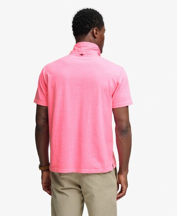 Superdry & Co Super Slim Fit Shirt 'Essential' in Pink