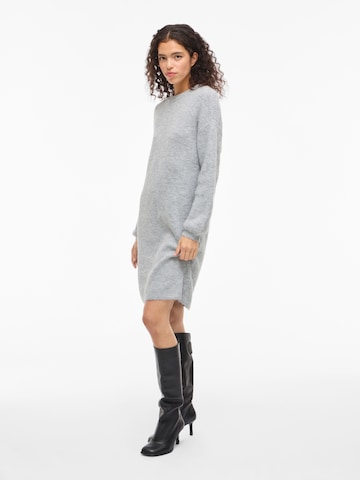 VILA Knit dress 'VIRetta' in Grey