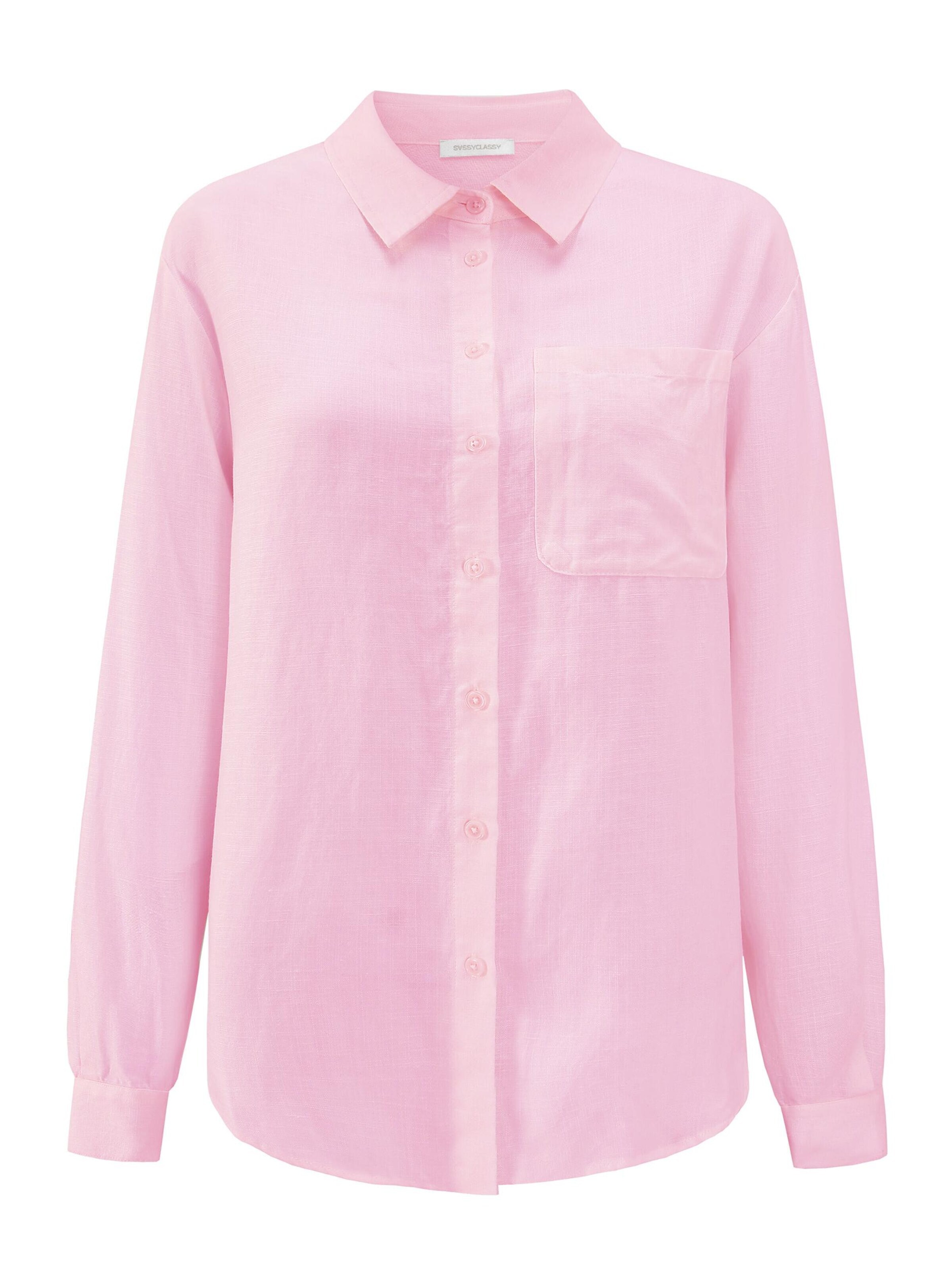 SASSYCLASSY Blouse in Pink: front