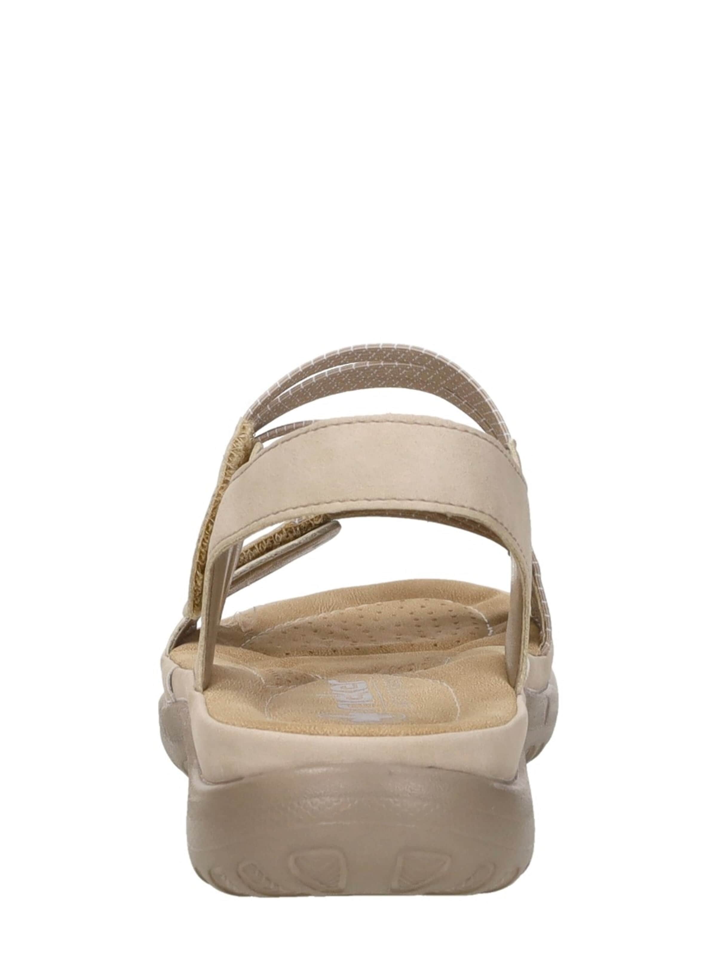 Sandales 'Sandalen Plat' Rieker en beige