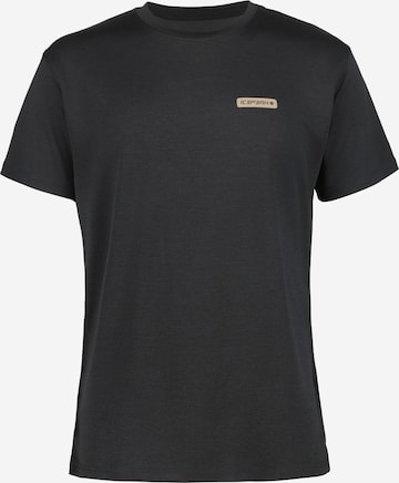 ICEPEAK Функциональная футболка 'Yair' в Черный: спереди