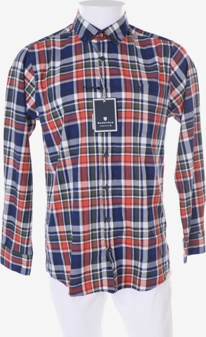 BASEFIELD Button Up Shirt in M in Blue: front