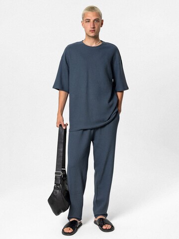 VAMOS CLO Loose fit Trousers 'Foxglove' in Blue