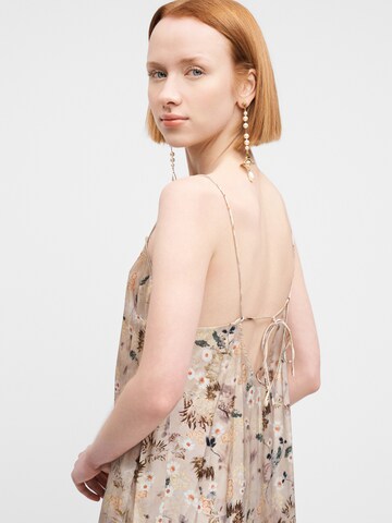 Munthe Poletna obleka 'BARIKA' | bež barva