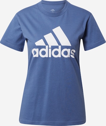 ADIDAS SPORTSWEAR Performance Shirt 'Essentials' in Blue: front