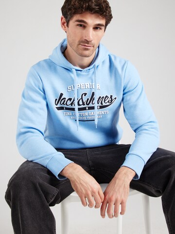 JACK & JONES Sweatshirt i blå: forside