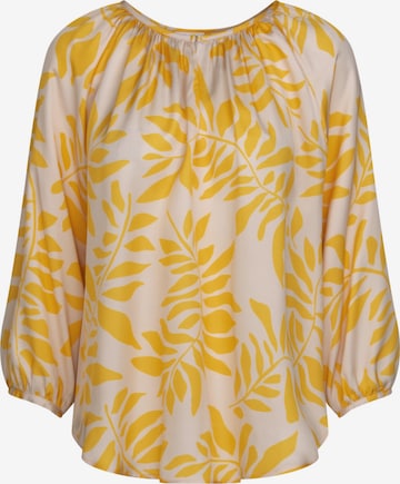 SEIDENSTICKER Blouse ' Schwarze Rose ' in Yellow: front