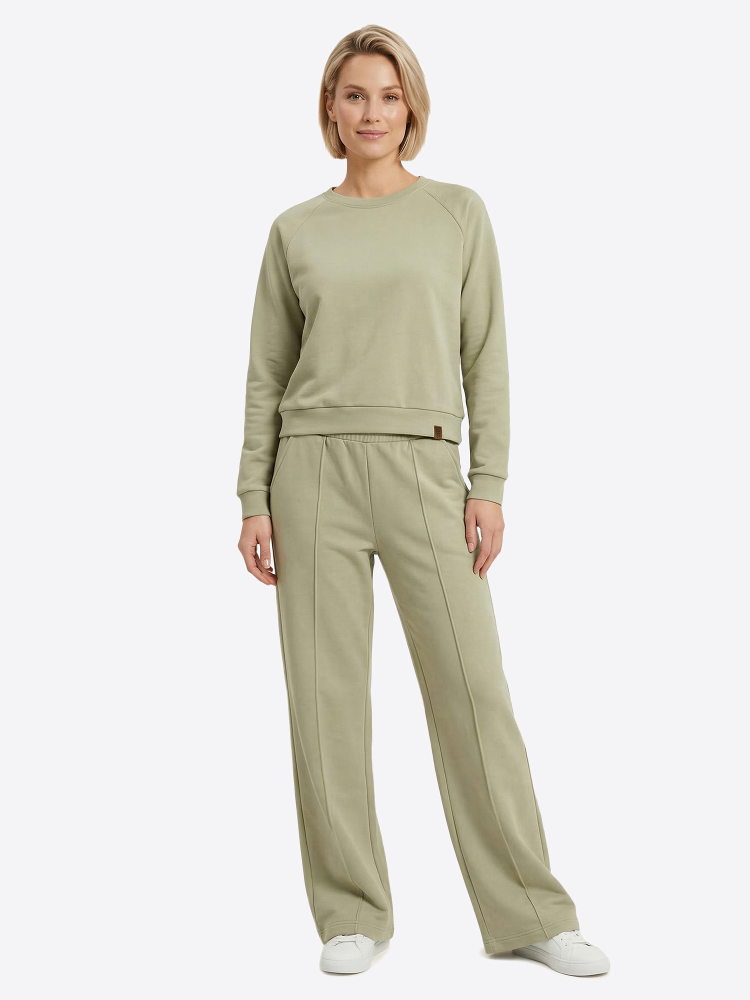 Vivisence Wide leg Workout Pants '9107' in Green