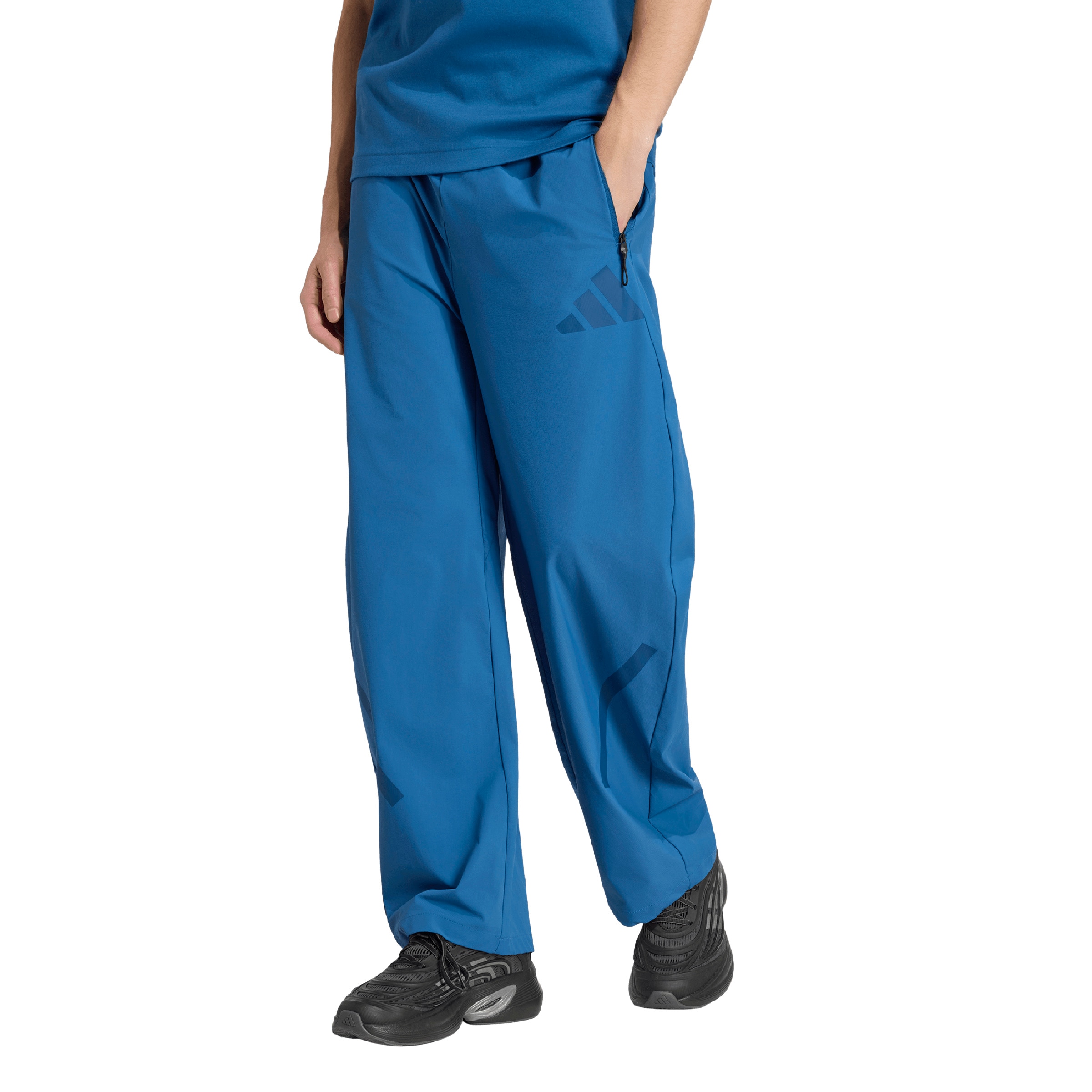 Loosefit Pantaloni sportivi 'Z.N.E.' di ADIDAS SPORTSWEAR in blu: frontale