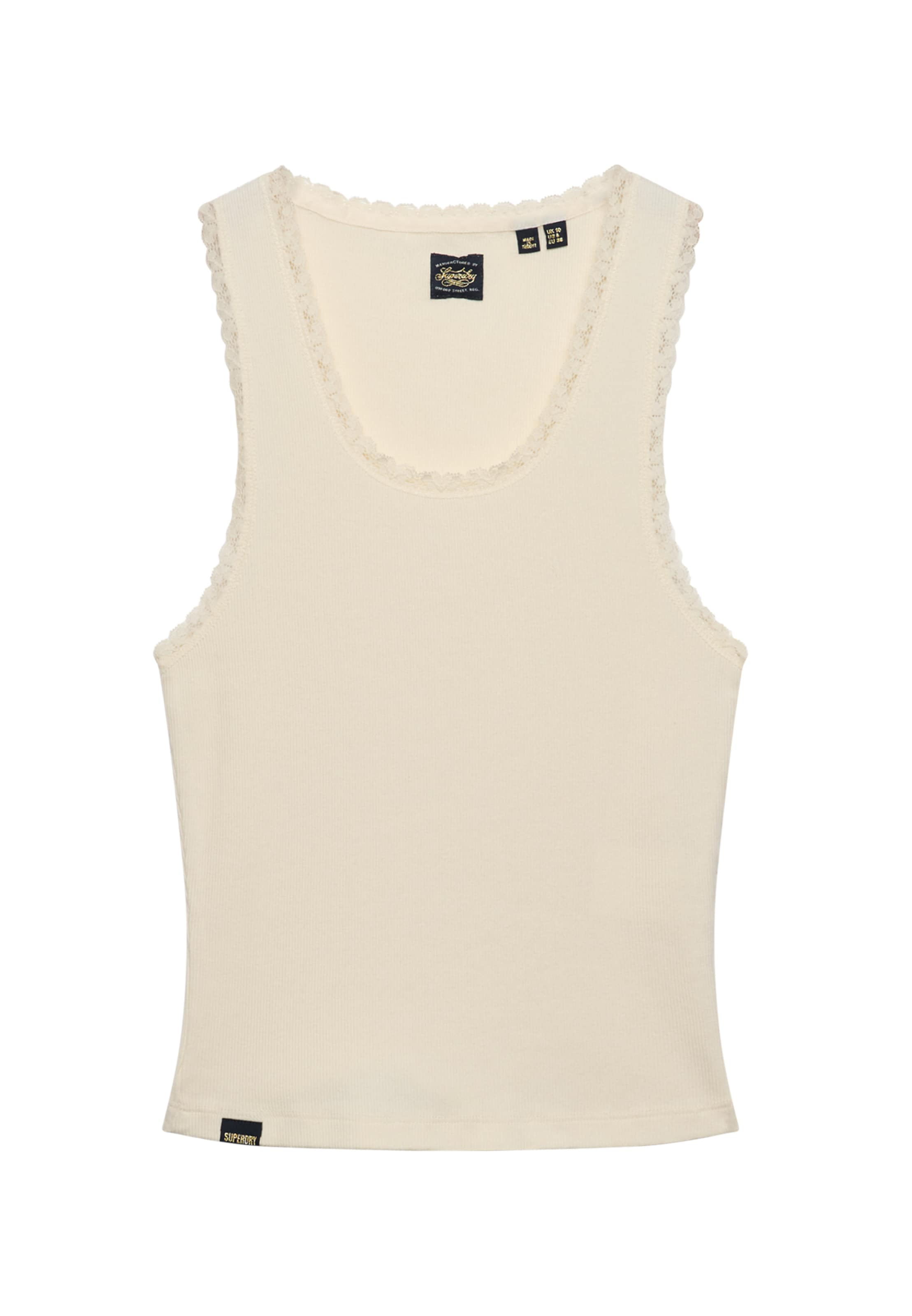 Superdry & Co Top in Weiß: Vorderseite