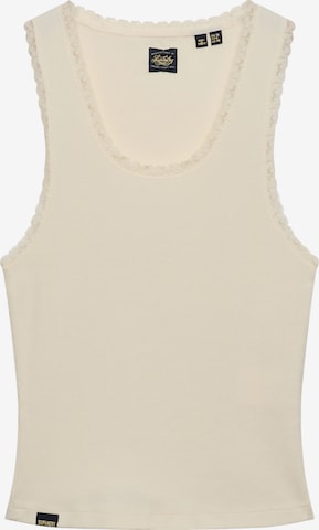 Superdry & Co Top in Weiß: Vorderseite
