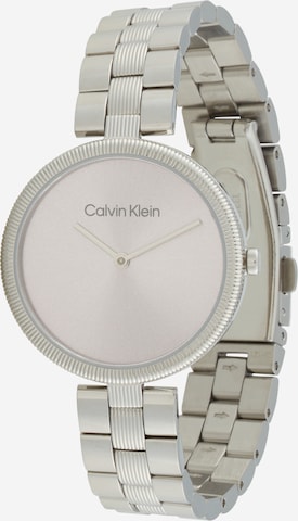 Calvin Klein Zegarek analogowy 'GLEAM' w kolorze srebrny: przód