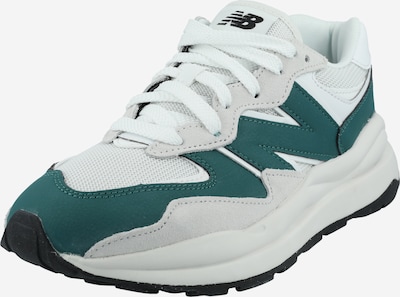 new balance Låg sneaker '57/40' i ljusgrå / smaragd / svart / vit, Produktvy