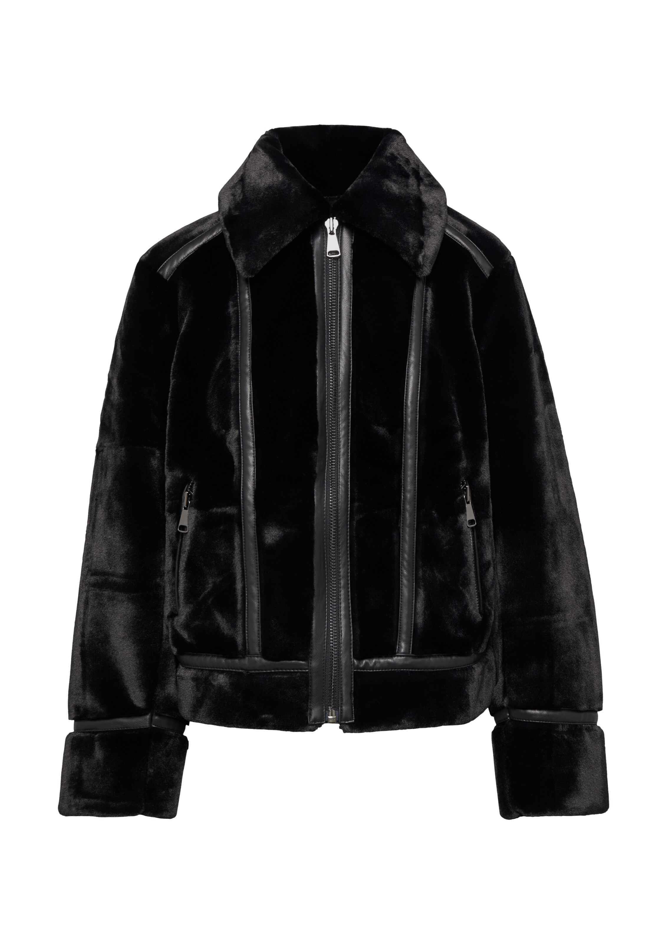 Veste mi-saison s.Oliver BLACK LABEL en noir : devant