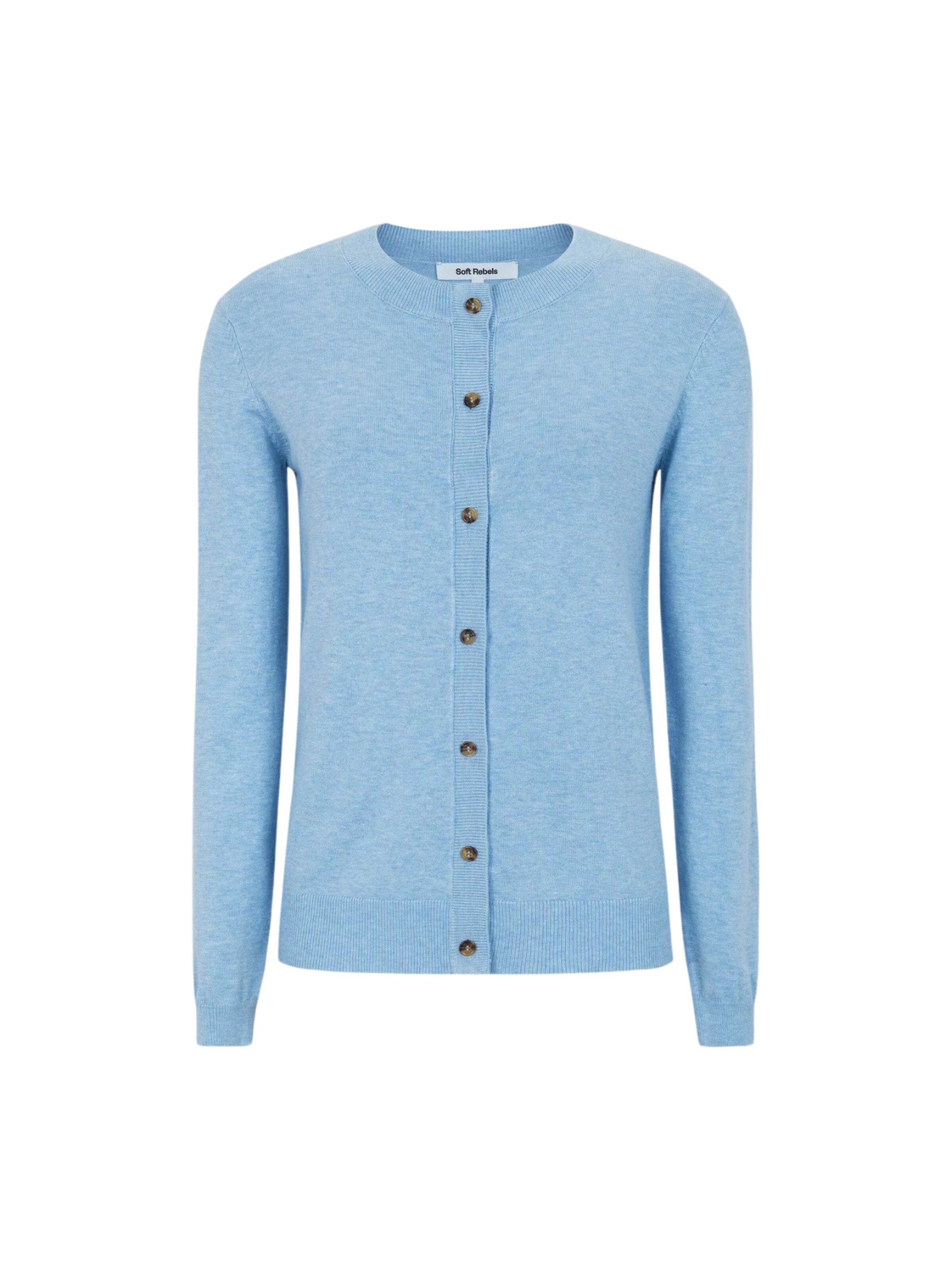Soft Rebels Cardigan 'Marla' i blå: forside