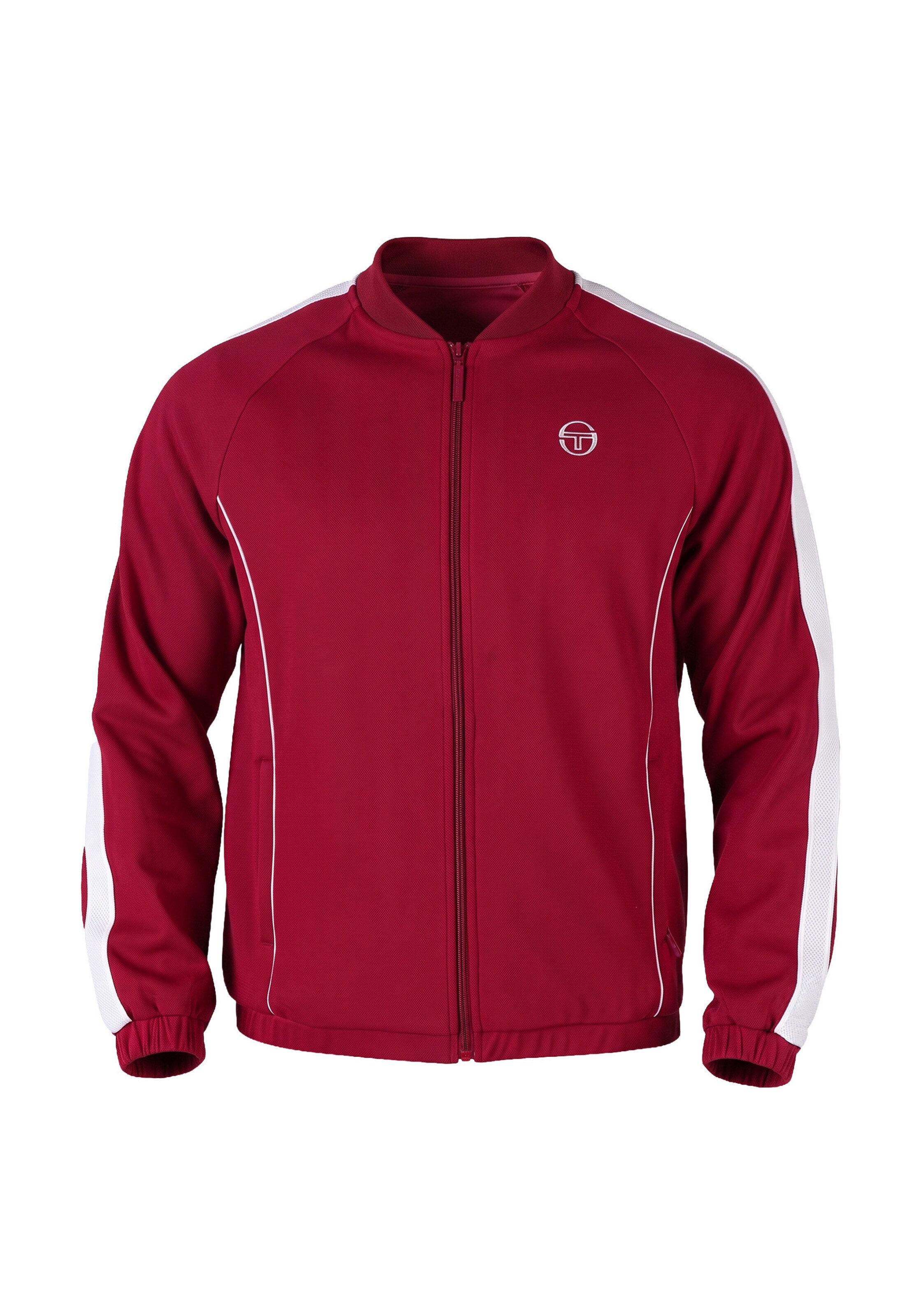 Sergio Tacchini - Casaco em moletão 'Egeo' em vermelho: frente